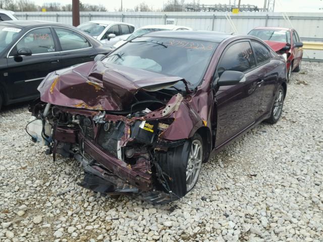 JTKDE177760098232 - 2006 TOYOTA SCION TC 勃艮第红 照片 2