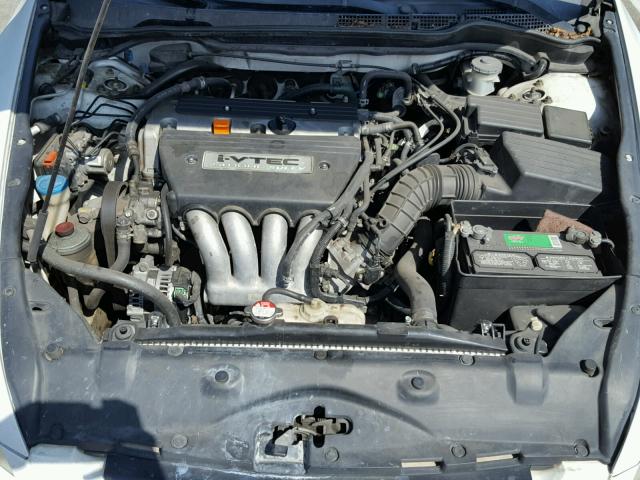 1HGCM72685A001847 - 2005 HONDA ACCORD EX WHITE photo 7