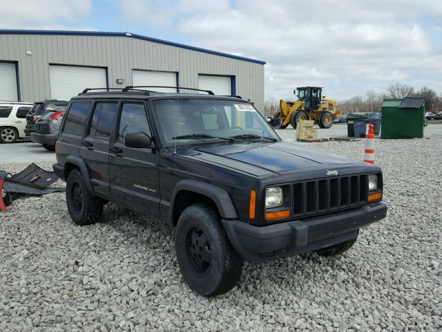 1J4FJ68S6WL222219 - 1998 JEEP CHEROKEE BLACK photo 1