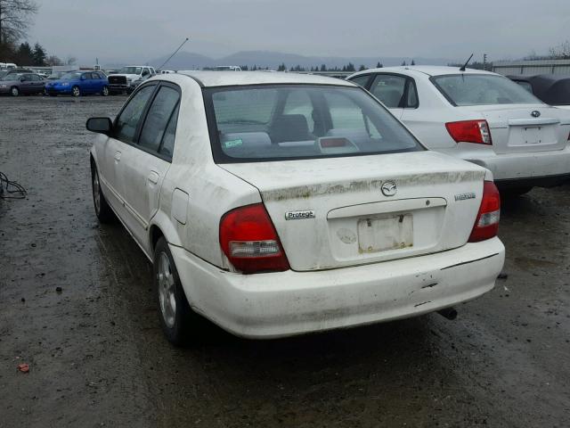 JM1BJ2218X0193063 - 1999 MAZDA PROTEGE ES WHITE photo 3