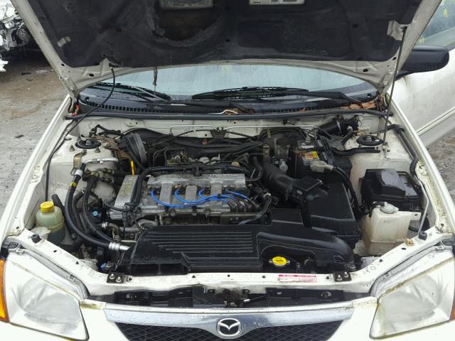 JM1BJ2218X0193063 - 1999 MAZDA PROTEGE ES WHITE photo 7