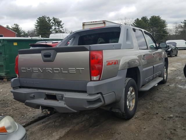 3GNEK13T42G316759 - 2002 CHEVROLET AVALANCHE TAN photo 3