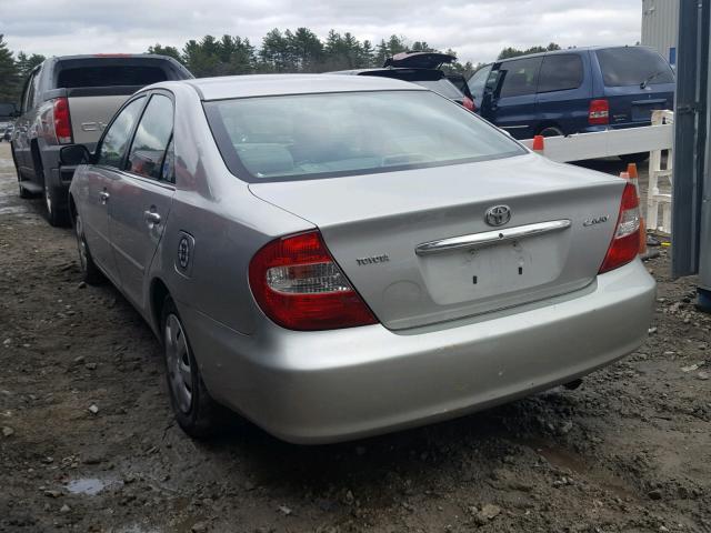 4T1BE32K74U356336 - 2004 TOYOTA CAMRY LE SILVER photo 3