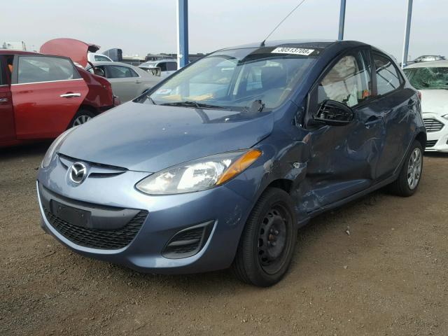 JM1DE1KZ1E0186546 - 2014 MAZDA MAZDA2 SPO 蓝色 照片 2