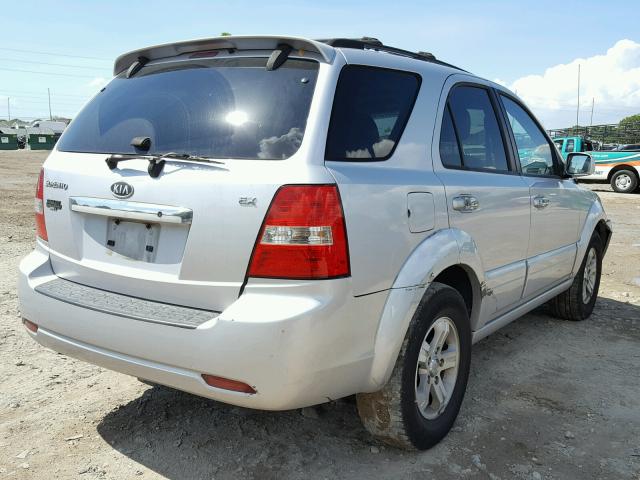 KNDJD736875665730 - 2007 KIA SORENTO EX SILVER photo 4