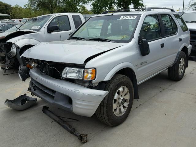 4S6DM58W914415374 - 2001 HONDA PASSPORT E SILVER photo 2