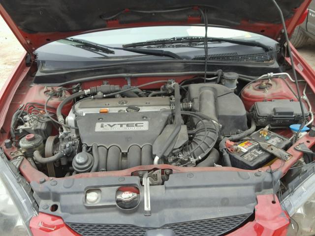 JH4DC54826S005413 - 2006 ACURA RSX RED photo 7