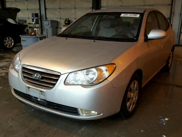 KMHDU46D08U278596 - 2008 HYUNDAI ELANTRA GL GRAY photo 2