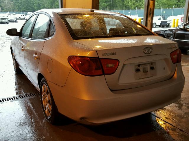 KMHDU46D08U278596 - 2008 HYUNDAI ELANTRA GL GRAY photo 3