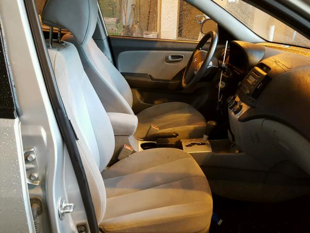 KMHDU46D08U278596 - 2008 HYUNDAI ELANTRA GL GRAY photo 5