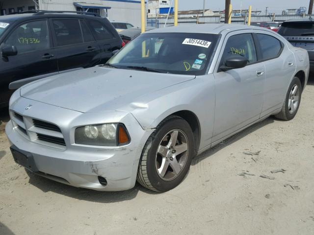 2B3KA43G38H181366 - 2008 DODGE CHARGER SILVER photo 2