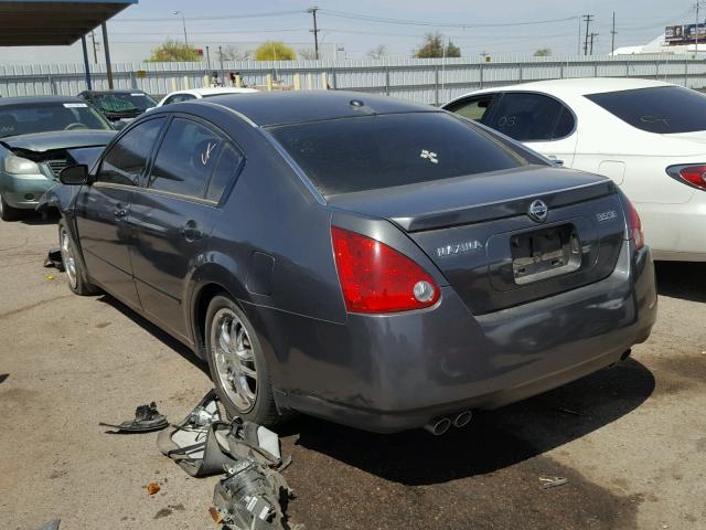 1N4BA41E25C827226 - 2005 NISSAN MAXIMA SE CHARCOAL photo 3