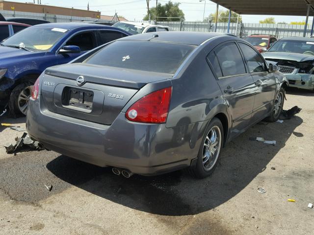 1N4BA41E25C827226 - 2005 NISSAN MAXIMA SE CHARCOAL photo 4