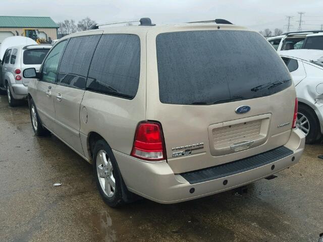 2FMDA58237BA15405 - 2007 FORD FREESTAR L TAN photo 3