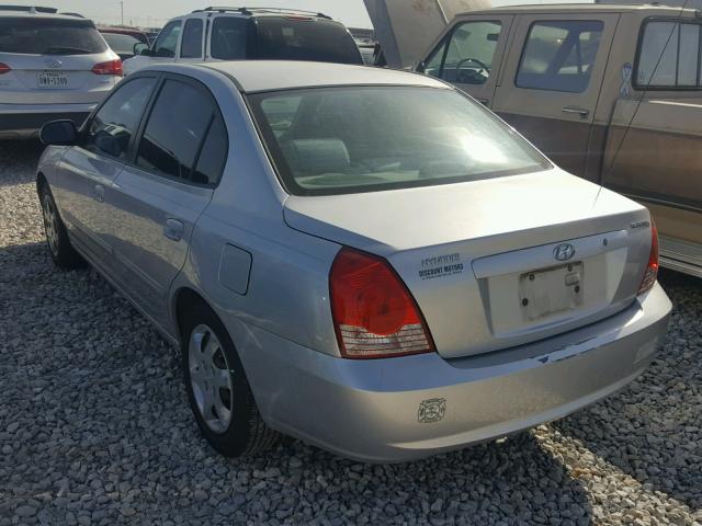 KMHDN46DX4U858154 - 2004 HYUNDAI ELANTRA GL GRAY photo 3