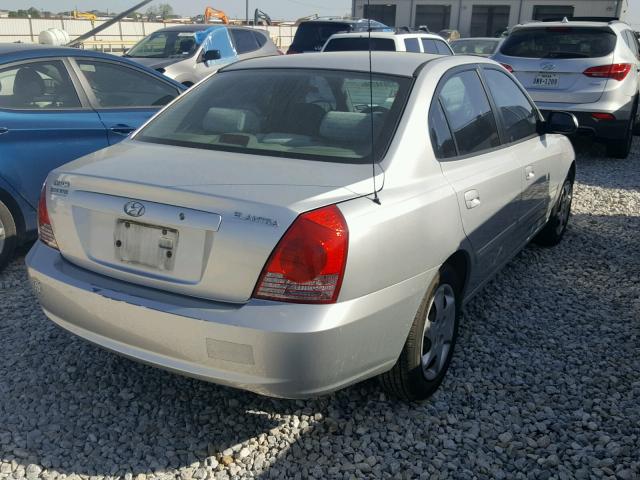 KMHDN46DX4U858154 - 2004 HYUNDAI ELANTRA GL GRAY photo 4