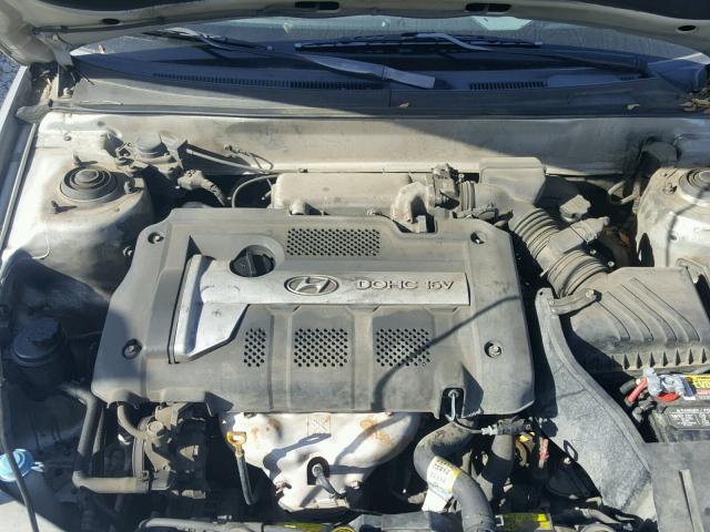 KMHDN46DX4U858154 - 2004 HYUNDAI ELANTRA GL GRAY photo 7