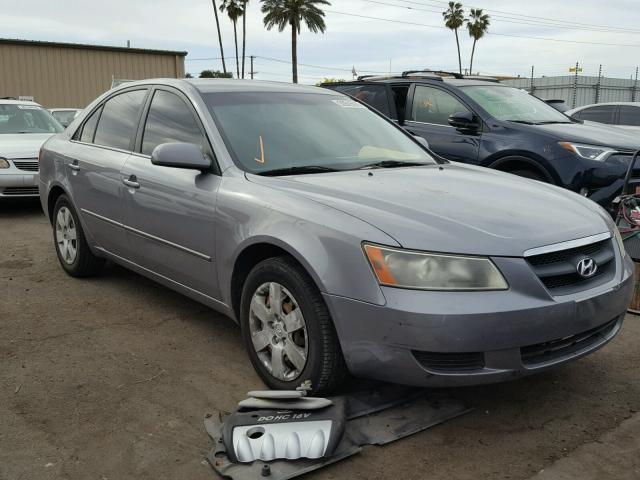 5NPET46C58H309645 - 2008 HYUNDAI SONATA GRAY photo 1