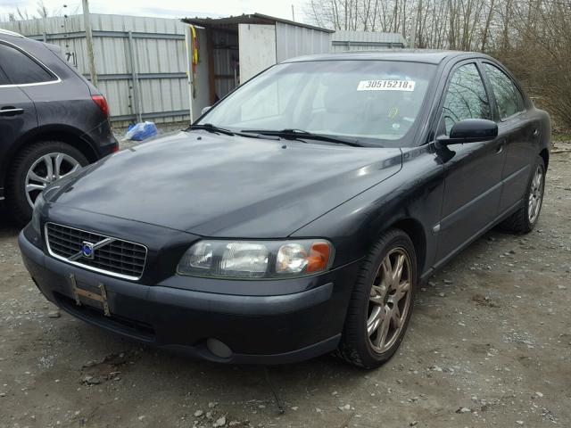 YV1RS64A842414252 - 2004 VOLVO S60 BLACK photo 2