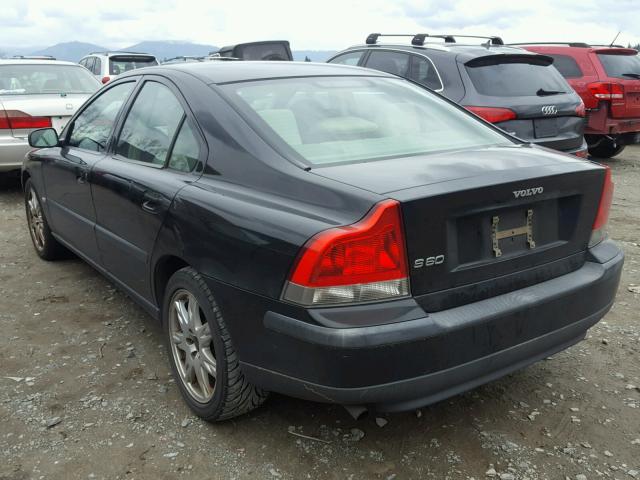 YV1RS64A842414252 - 2004 VOLVO S60 BLACK photo 3