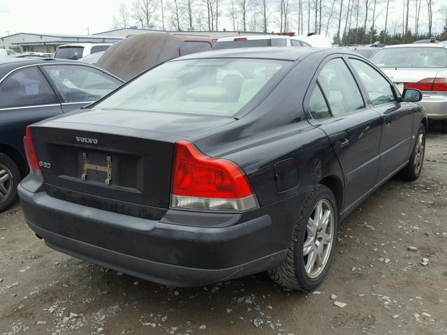 YV1RS64A842414252 - 2004 VOLVO S60 BLACK photo 4