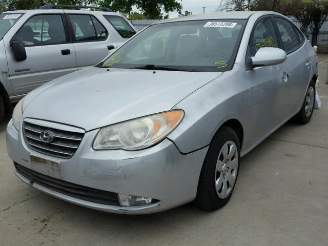 KMHDU46D37U251505 - 2007 HYUNDAI ELANTRA GL SILVER photo 2