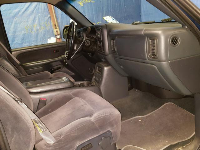 1GCEK19T01E151721 - 2001 CHEVROLET SILVERADO BLUE photo 5