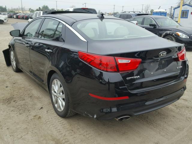 5XXGN4A76FG412174 - 2015 KIA OPTIMA EX BLACK photo 3