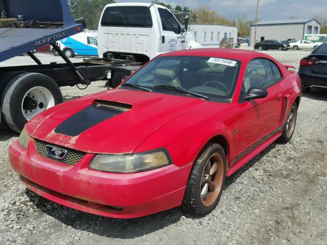 1FAFP42X83F320102 - 2003 FORD MUSTANG GT RED photo 2