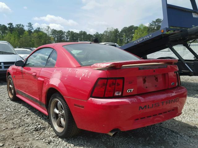 1FAFP42X83F320102 - 2003 FORD MUSTANG GT RED photo 3
