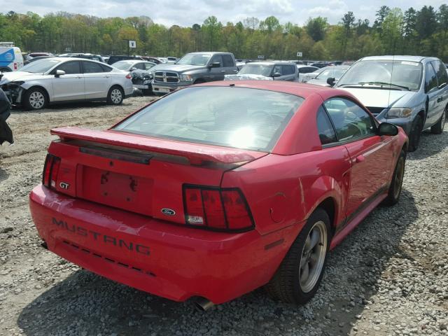 1FAFP42X83F320102 - 2003 FORD MUSTANG GT RED photo 4