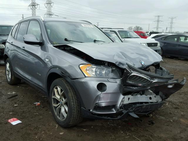 5UXWX7C52E0E82727 - 2014 BMW X3 XDRIVE3 GRAY photo 1