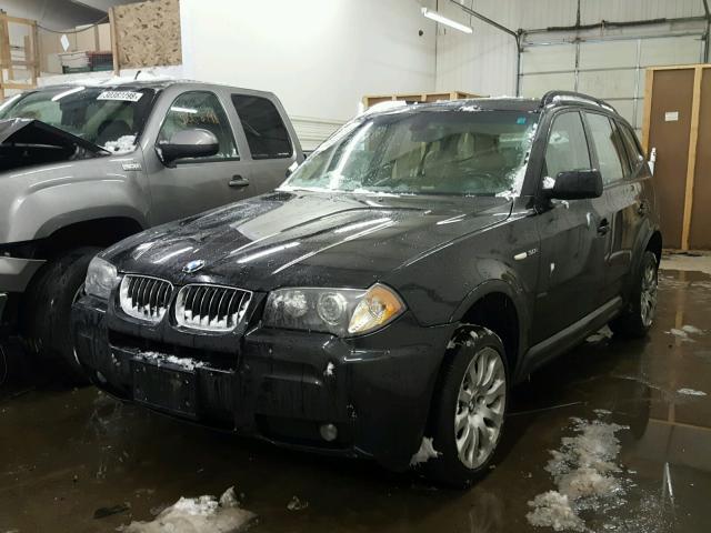 WBXPA93496WA32682 - 2006 BMW X3 3.0I BLACK photo 2