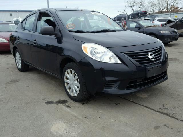 3N1CN7AP1DL848404 - 2013 NISSAN VERSA S BLACK photo 1