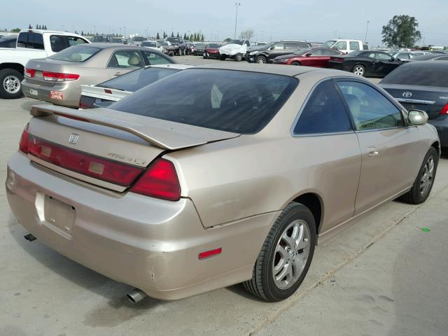 1HGCG22582A016510 - 2002 HONDA ACCORD EX BEIGE photo 4