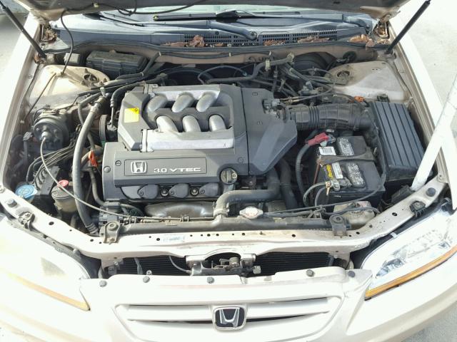 1HGCG22582A016510 - 2002 HONDA ACCORD EX BEIGE photo 7