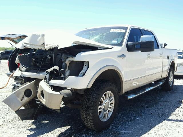 1FTPW14V69KB37924 - 2009 FORD F150 SUPER WHITE photo 2