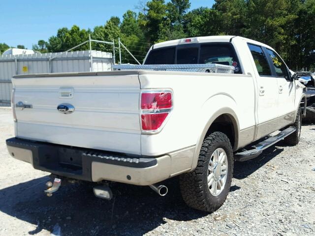 1FTPW14V69KB37924 - 2009 FORD F150 SUPER WHITE photo 4