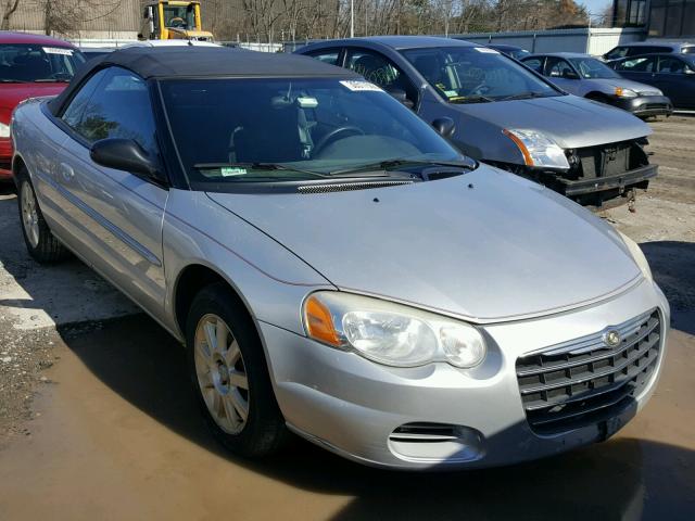 1C3EL75R15N621954 - 2005 CHRYSLER SEBRING GT SILVER photo 1