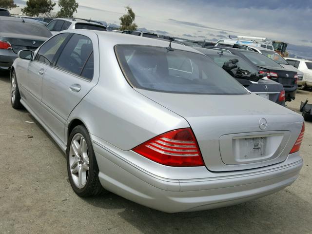 WDBNG70J96A467731 - 2006 MERCEDES-BENZ S 430 SILVER photo 3