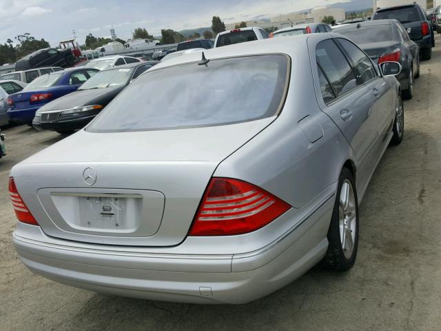 WDBNG70J96A467731 - 2006 MERCEDES-BENZ S 430 SILVER photo 4