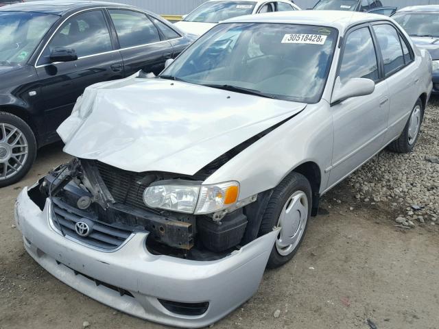 1NXBR18E12Z642061 - 2002 TOYOTA COROLLA CE GRAY photo 2