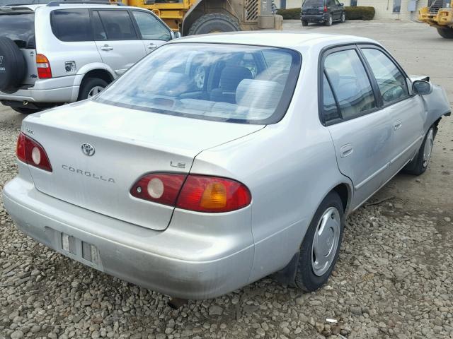 1NXBR18E12Z642061 - 2002 TOYOTA COROLLA CE GRAY photo 4