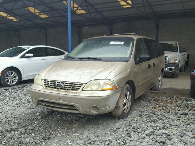 2FMZA514X1BA80082 - 2001 FORD WINDSTAR L GOLD photo 2