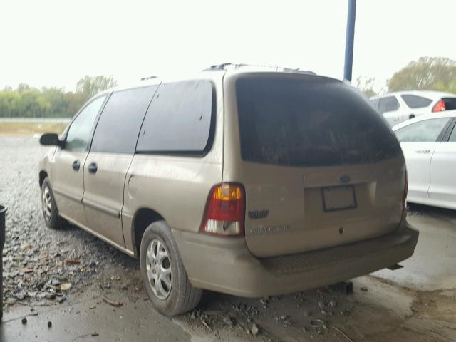 2FMZA514X1BA80082 - 2001 FORD WINDSTAR L GOLD photo 3