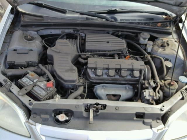 2HGES15103H558536 - 2003 HONDA CIVIC DX SILVER photo 7