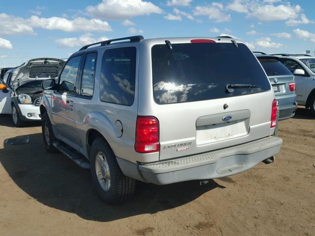 1FMZU70EX2UC91758 - 2002 FORD EXPLORER S GRAY photo 3