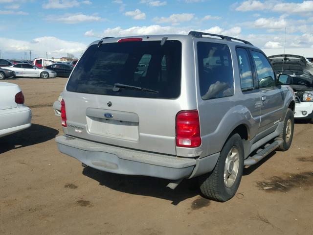 1FMZU70EX2UC91758 - 2002 FORD EXPLORER S GRAY photo 4