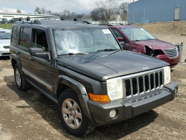 1J8HG582X6C245731 - 2006 JEEP COMMANDER BLACK photo 1