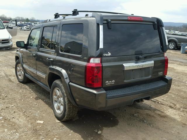 1J8HG582X6C245731 - 2006 JEEP COMMANDER BLACK photo 3